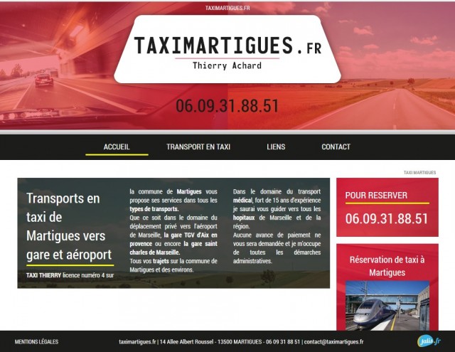 Taxi Martigues - Taxi Thierry pour vos transports de personnes pas cher