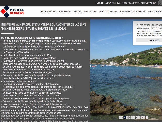 Où acheter une villa de luxe avec vue mer au Gold de Valcros ? - Michel Deckers