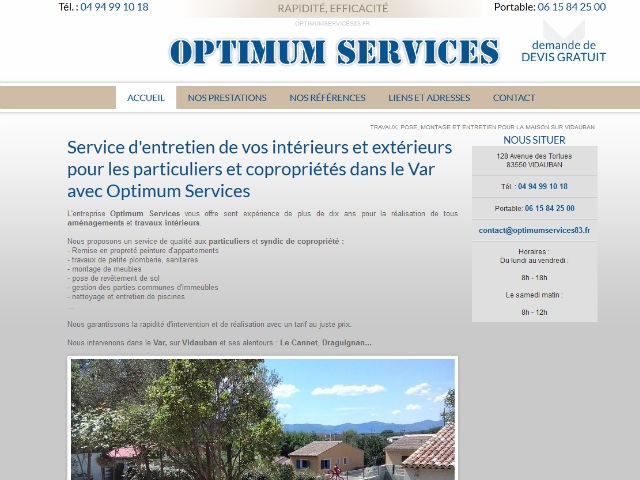 Trouver un expert pour l'entretien et gestion de copropriété sur Vidauban - Optimum Services