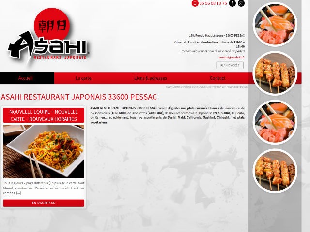 Où trouver des sushis à emporter sur Pessac ? - Asahi
