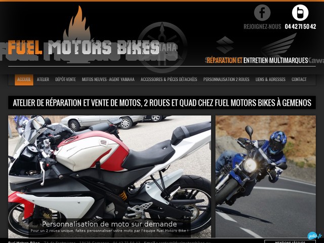 Vente et réparation de motos cross - Fuel Motors Bikes
