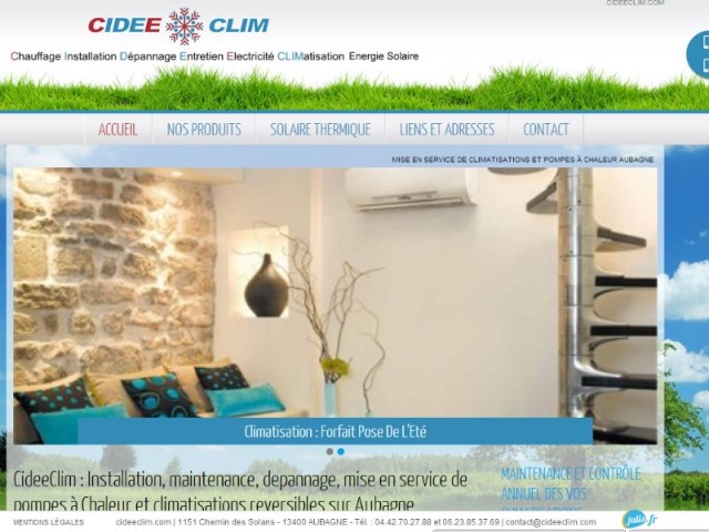 Installation et maintenance de climatisation réversible à Aubagne - Cidee Clim