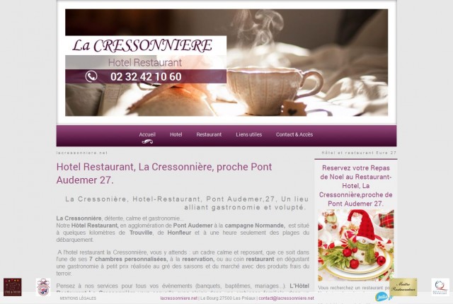 Trouver un hôtel près de Pont-Audemer - La Cressonnière