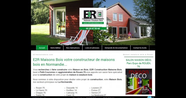Constructeur de maison en Normandie - E2R Maisons Bois
