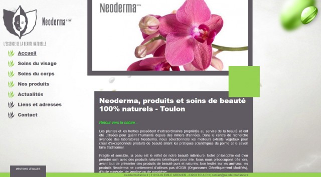 A la recherche de cosmétiques bio pour un institut ? - Neoderma France