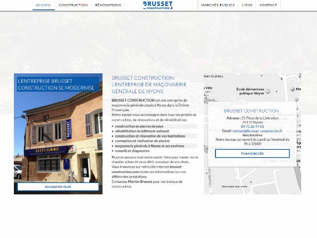 Où trouver un maçon pour la rénovation de maison sur Nyons ? - Brusset Construction