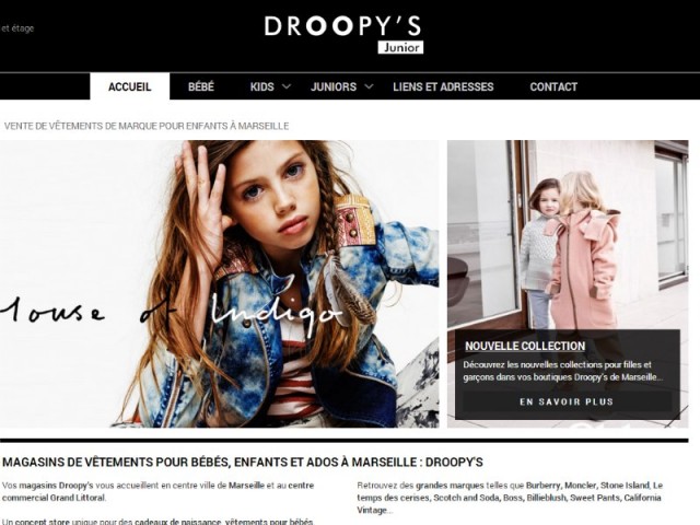 Où acheter des vêtements de marque pour mon enfant à Marseille ? - Droopy's