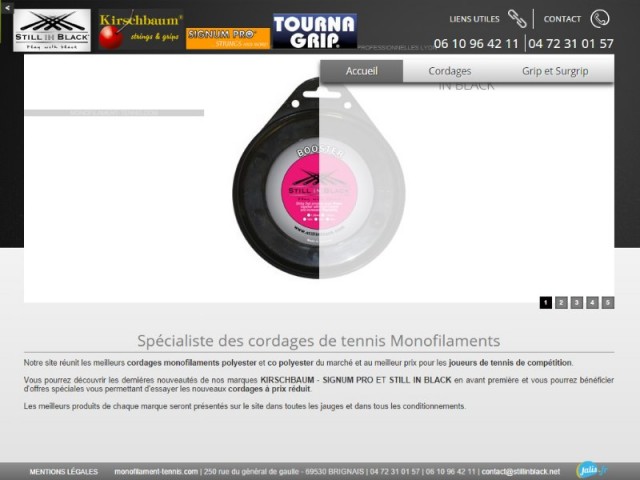 Où acheter des produits pour l'entretien de ma raquette de tennis ? - Still in Black