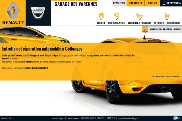 Où acheter un véhicule Renault à Collonges au Mont d'Or ? - Garage des Varennes