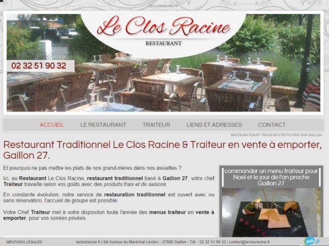 Où trouver un restaurant traiteur pour un séminaire d'entreprise sur Gaillon ? - Le Clos Racine