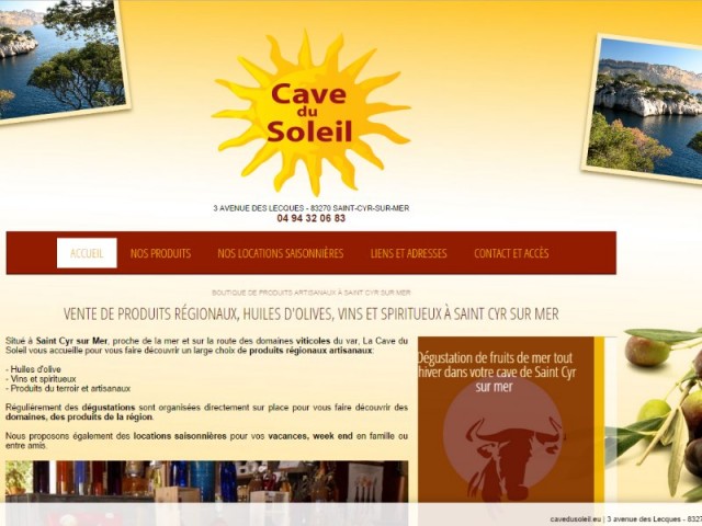 Où trouver de bons produits du terroir à Saint Cyr sur Mer ? - La Cave du Soleil