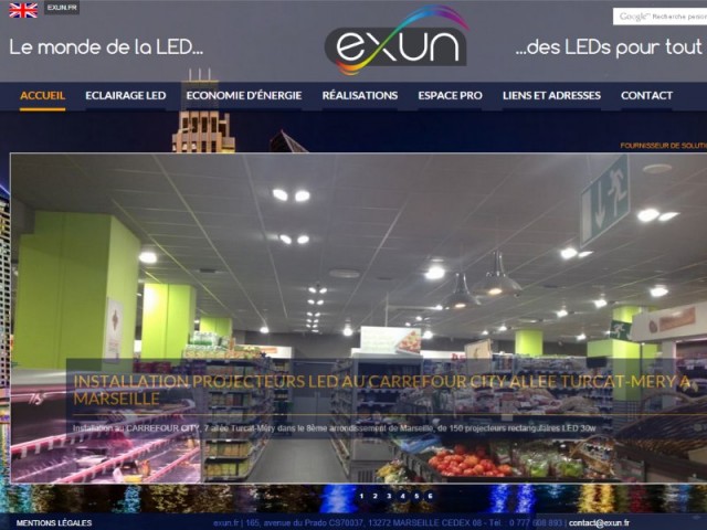 Où trouver un fournisseur d'éclairages LED pour mon magasin à Marseille ? - Exun