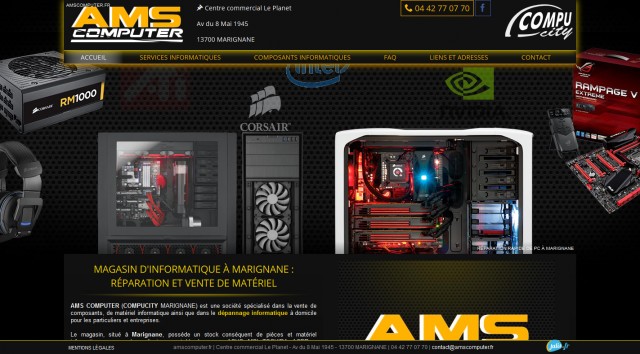 Spécialiste du dépannage informatique à Marignane - AMS Computer