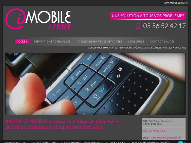 Boutique de réparation de téléphones portables à Bordeaux - iMobile Center