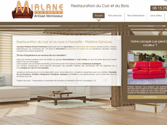 Où trouver un expert pour la rénovation de meuble en cuir sur Marseille - Mialane Services