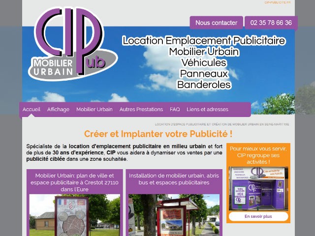Trouver une entreprise pour la création de mobilier urbain dans le Nord - CIP Publicité
