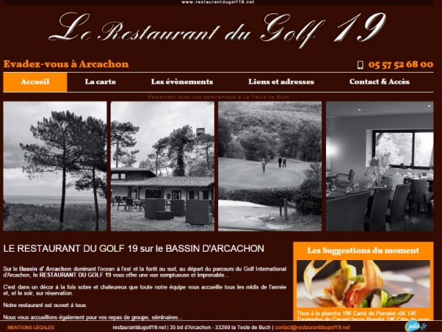 Où manger un bon repas après une partie de golf à La Teste de Buch ? - Restaurant du Golf