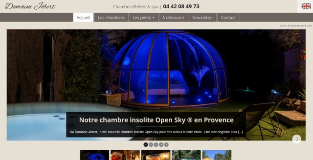Chambres hotes de charme insolites Provence : Domaine Jobert Aubagne.