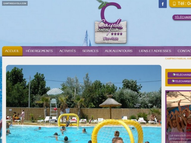 Où trouver un camping familial à Vias ? - Camping Cayola