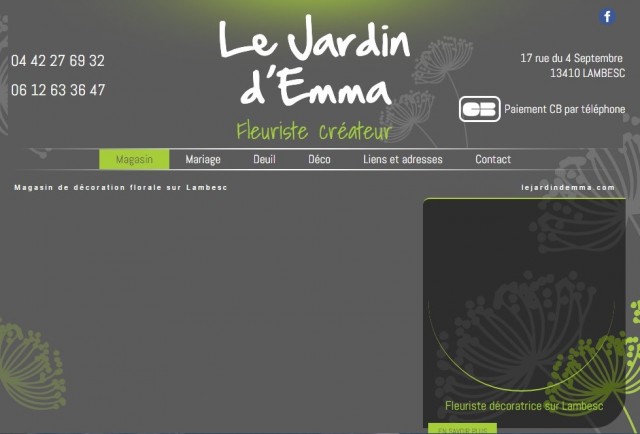 Quel fleuriste pour la livraison d'un bouquet unique sur Lambesc ? - Le Jardin d'Emma