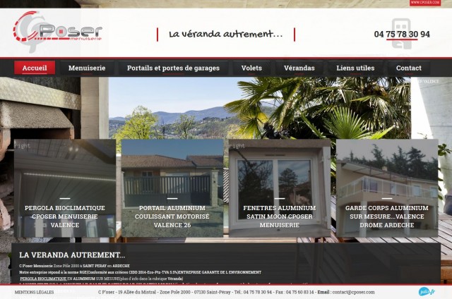 Quelle menuiserie à Valence peut fabriquer des portails sur-mesure ? - C Poser