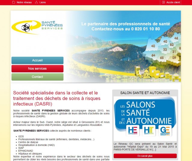 Quelle entreprise pour collecter les DASRI en Midi Pyrénées ? Santé Pyrénées Service