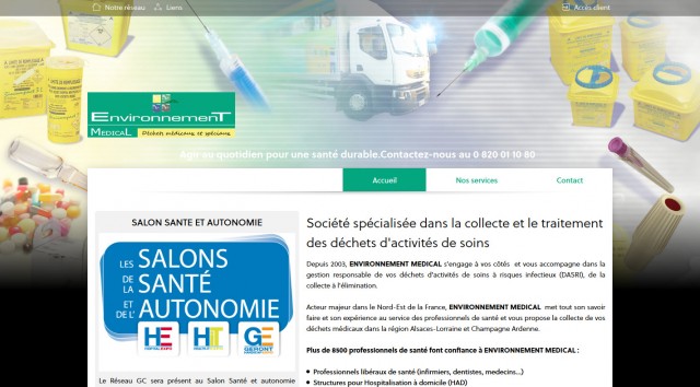 Faire collecter ses déchets médicaux à Strasbourg - Environnement Médical