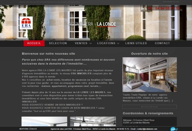 Quelle agence immobilière pour l'achat d'un appartement à La Londe les Maures ? - Agence ERA