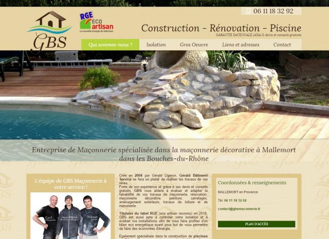 Quelle entreprise pour des travaux de gros oeuvre à Mallemort ? GBS Maçonnerie