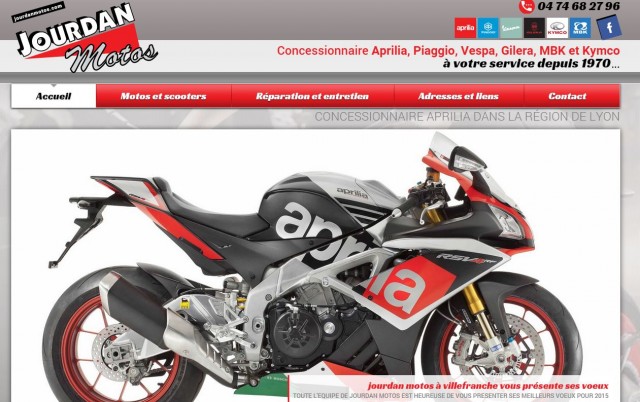 Revendeur de motos Aprilia neuves à Villefranche sur Saône