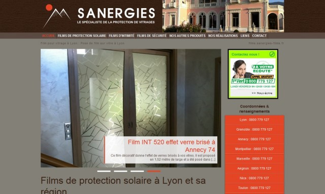 Quelle entreprise pour la pose de film de protection solaire à Lyon ? - Sanergies