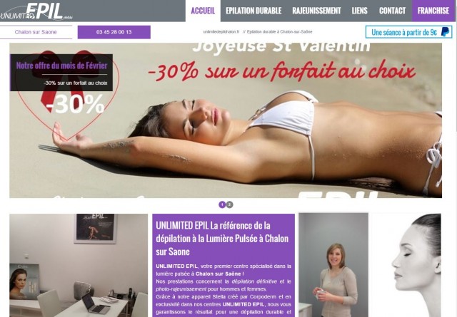 Quel institut à Chalon sur Saône pour se faire épiler à la lumière pulsée ? Unlimited Epil