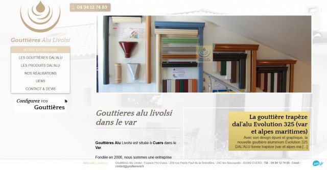 Pose de gouttière dans le Var - Gouttières Alu Livolsi