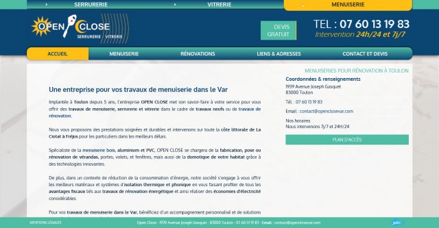 Trouver un expert des volets PVC à Toulon - Open Close