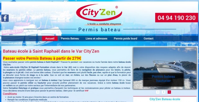 Centre de navigation maritime à Saint Raphaël - City'Zen