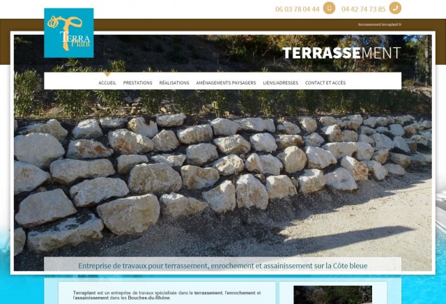 Quelle société à Vitrolles pour des travaux de terrassement ? TERRAPLANT
