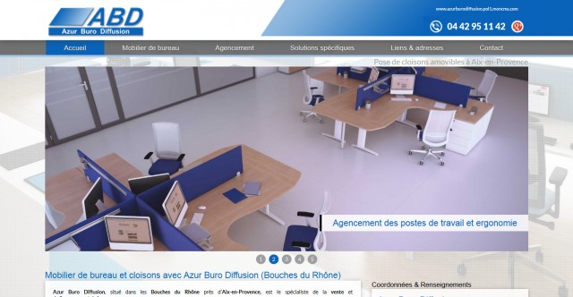 Agencement de bureau à Aix-en-Provence - Azur Buro Diffusion