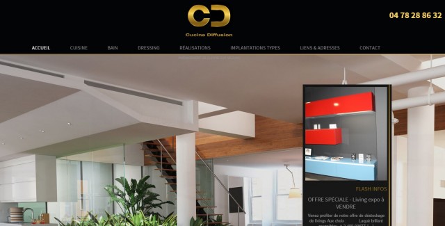 Vente et installation de cuisines design proche Lyon - Cucine Diffusion