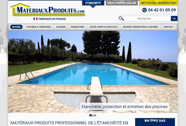 Vente en ligne de produits d'étanchéité - MatériauxProduits.com