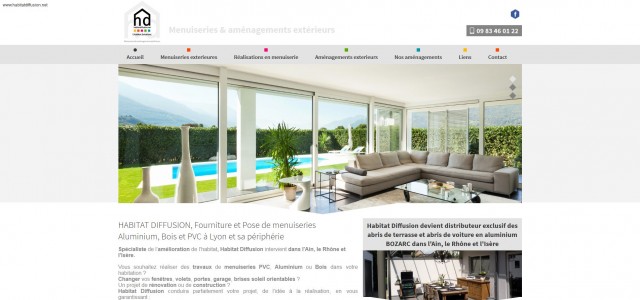 Installateur de baies coulissantes dans l'Ain - Habitat Diffusion