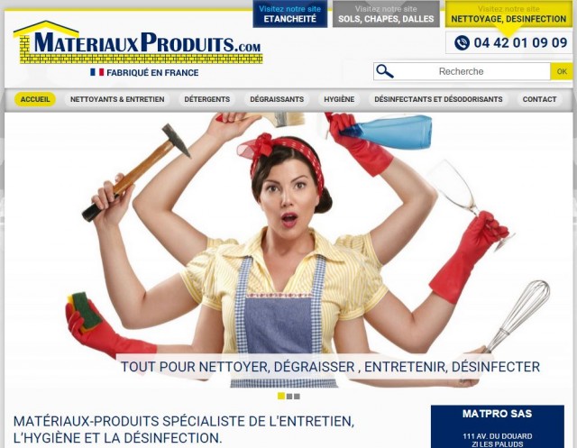Vente en ligne de produits de nettoyage et entretien - MatPro