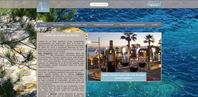Hôtel 3 étoiles à Bandol - Hôtel de la Baie