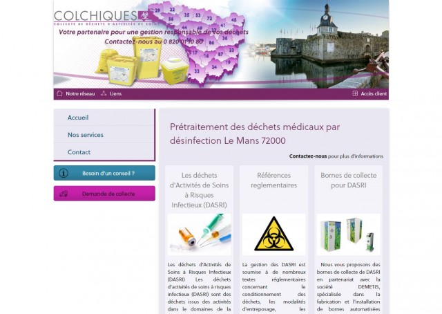 Où jeter les déchets hospitaliers à Châteauroux ? Colchiques