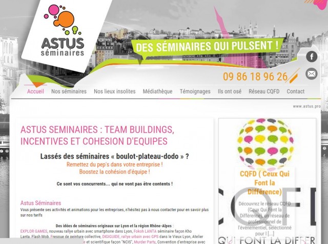 Organisation de séminaires d'entreprise originaux à Lyon - Astus Séminaires