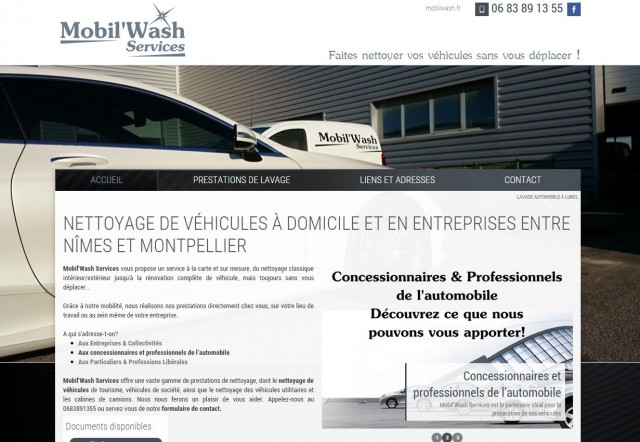 Où faire nettoyer sa voiture à Lunel ? Mobil'Wash