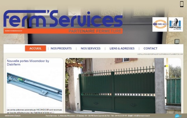 Quel artisan pour la pose d'un portail automatique à Saint Laurent du Var ? - Ferm Services