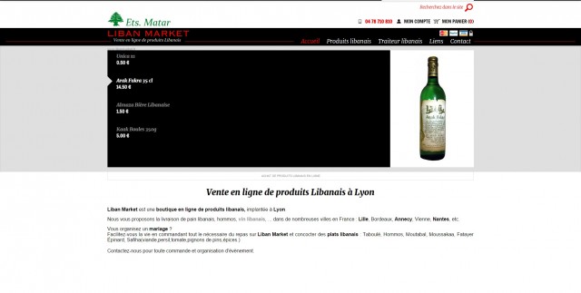 Achat de produits libanais en ligne - Liban Market