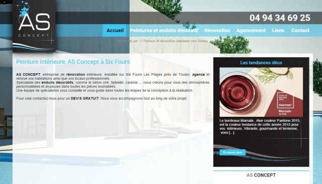 Entreprise de peinture Six Fours les Plages - AS Concept