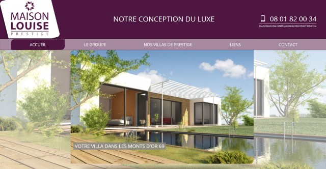 Où trouver un constructeur de villa de luxe à Lyon ? - Maison Louise Prestige