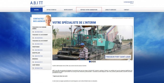 Agence d'intérim secteur BTP à Montpellier - ABITT